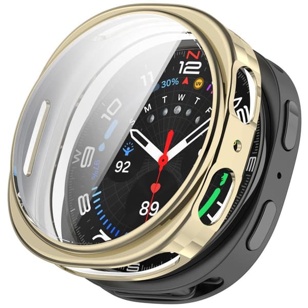 Samsung Galaxy Watch9 40mm TPU Watch Case with Screen Protector - Gold
