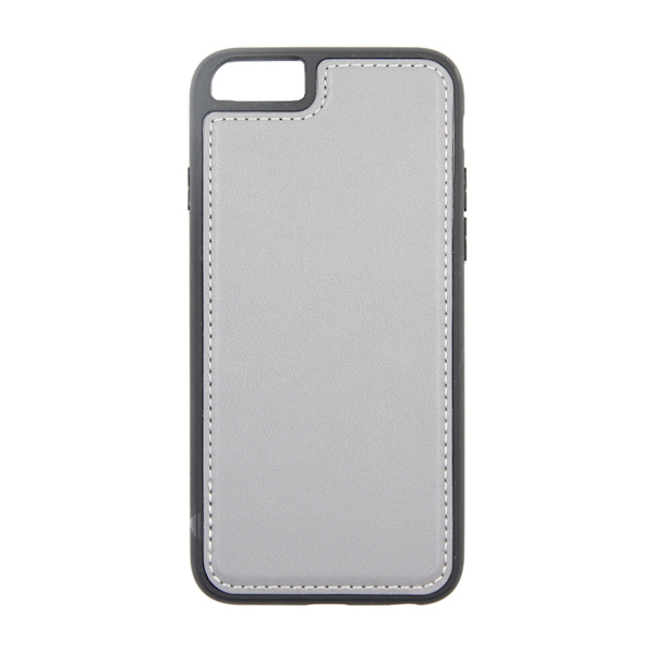 iPhone 6/6S Plånboksfodral Magnet Läder med Stativ - Grå