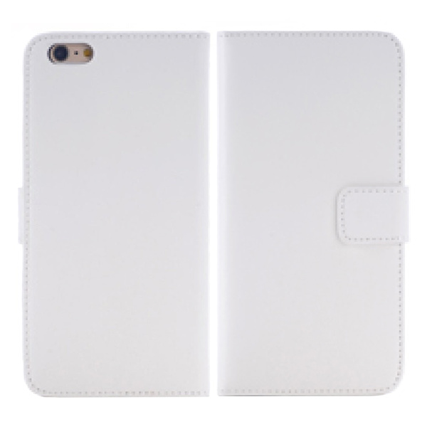 iPhone 6 Plus/6s Plus Flip Stand Läder Plånboksfodral - Vit