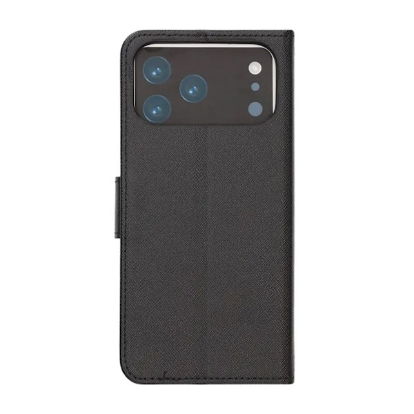 Wallet Case with Stand for iPhone 17 Pro Max - Black