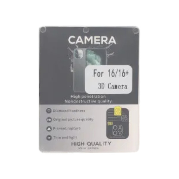 iPhone 16 and 16 Plus Camera Protection Tempered Glass