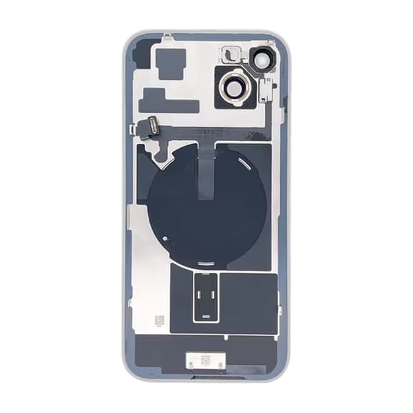 iPhone 15 Plus Back Cover Glass OEM Black With NFC flex and Small Parts and bracket