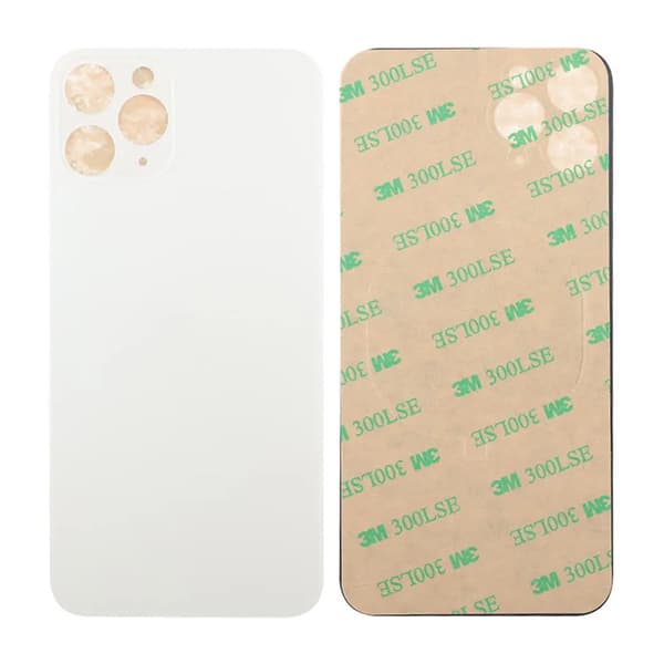 iPhone 11 Pro Back Glass with Adhesive Tape - White