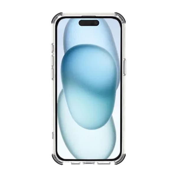 Rvelon Four-corner anti-falling magnetic suction Case For iPhone 15 Black