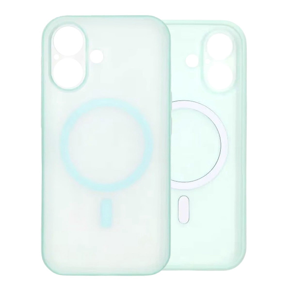 Precise Hole Shield Magnetic Case - iPhone 16 Green