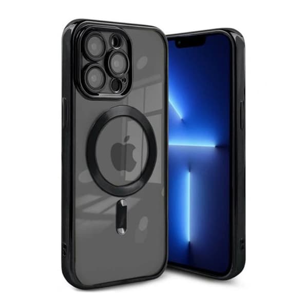 Luxury Phone Case with Magsafe iPhone 13 Pro - Black