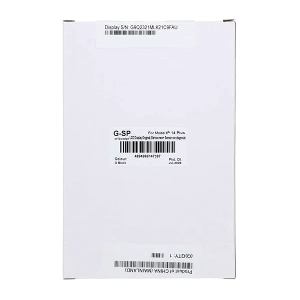 iPhone 14 Plus LCD Display Original (Service new+ Sensor run diagnose)