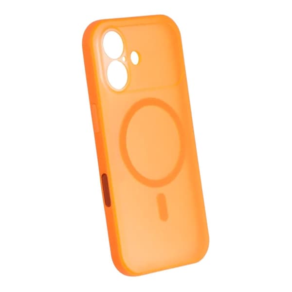 Slimmat MagSafe-skal med kameraskydd för iPhone 17 - Orange