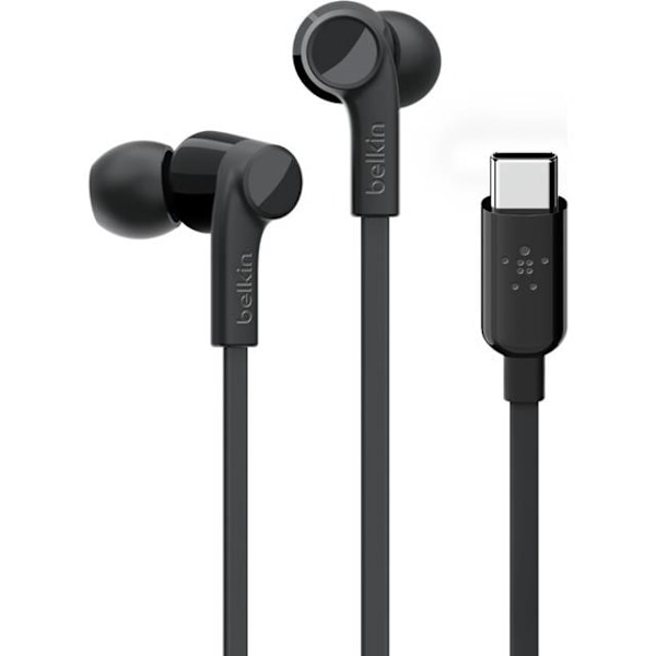 Original Belkin Rockstar USB-C In-Ear - Svart