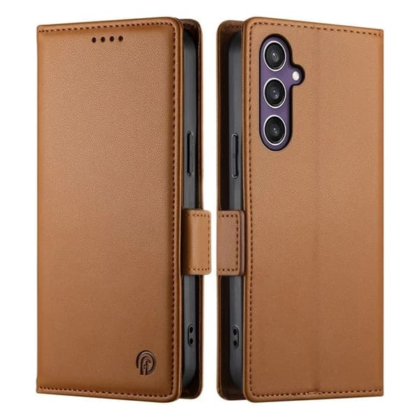 Samsung Galaxy S25 Wallet Cover - Brown