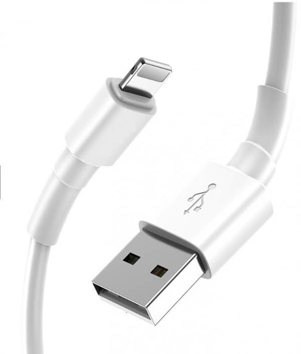 SiGN Lightning Kabel iPhone & iPad 1m - Vit Svart