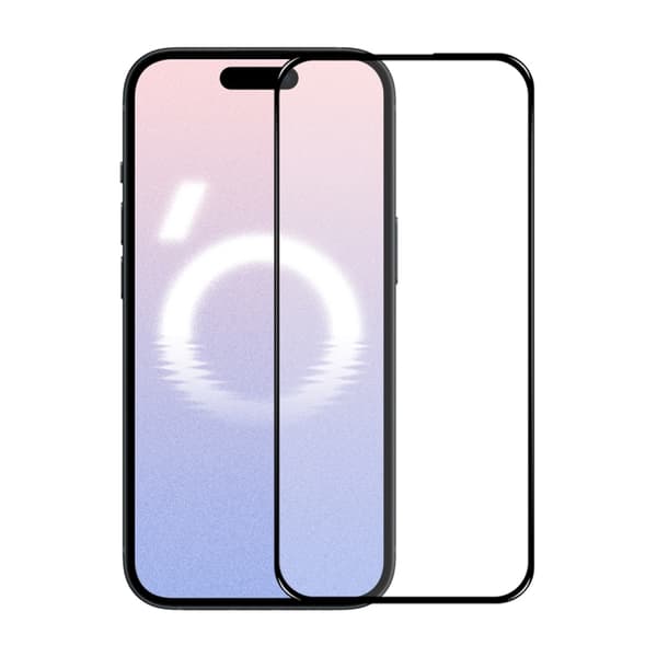 iPhone 15 Plus/16 Plus 330 gule High aluminum screen printing full screen tempered film (bulk)