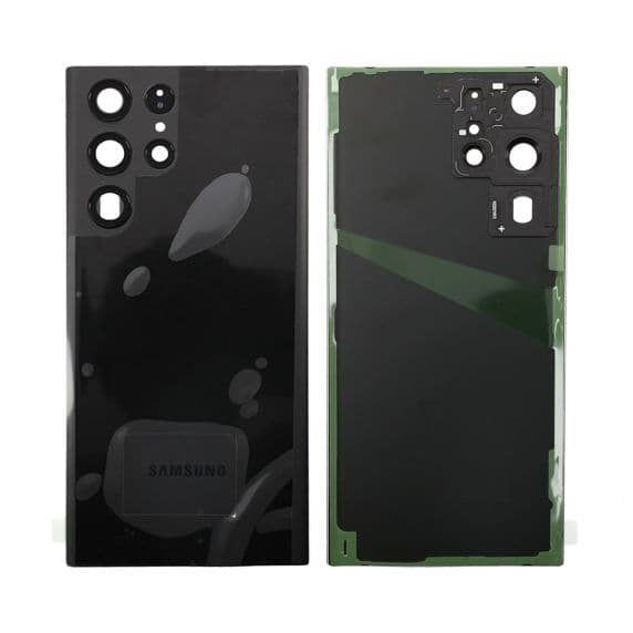 Samsung Galaxy S22 Ultra Baksida med tejp - Svart