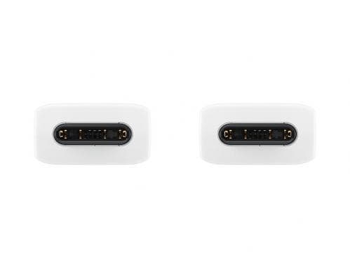 Original Samsung USB-C till USB-C-kabel 5A - 1M - Vit Svart