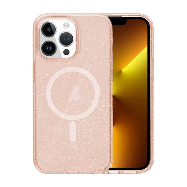 iPhone 13 Pro Max Case Glitter Magsafe - Gold