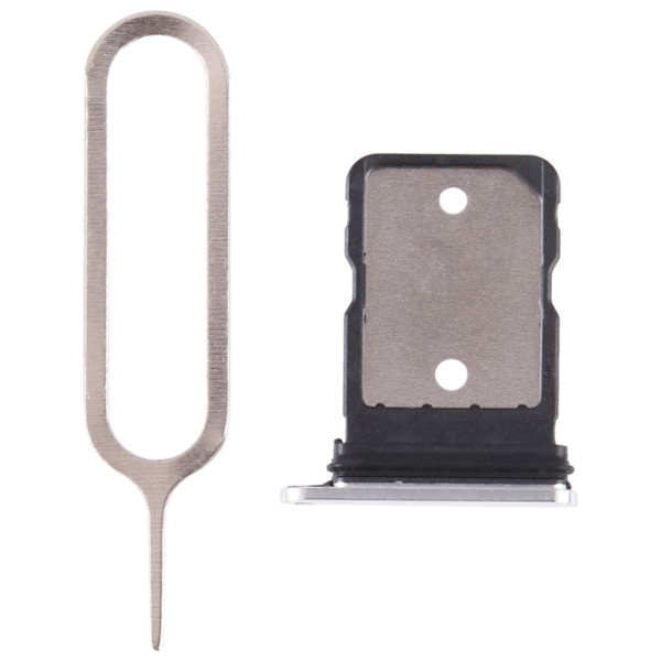 Google Pixel 7A Original SIM Card Tray with SIM Pin, Silver