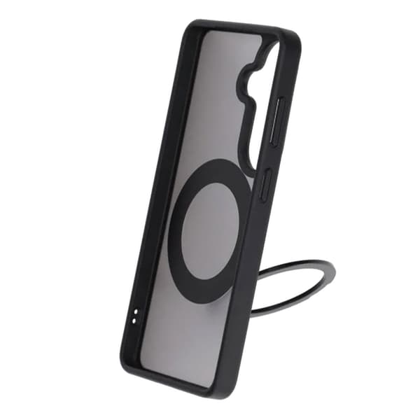 Matte case 360 rotating bracket Mobile Phone Case for Samsung S26 Black