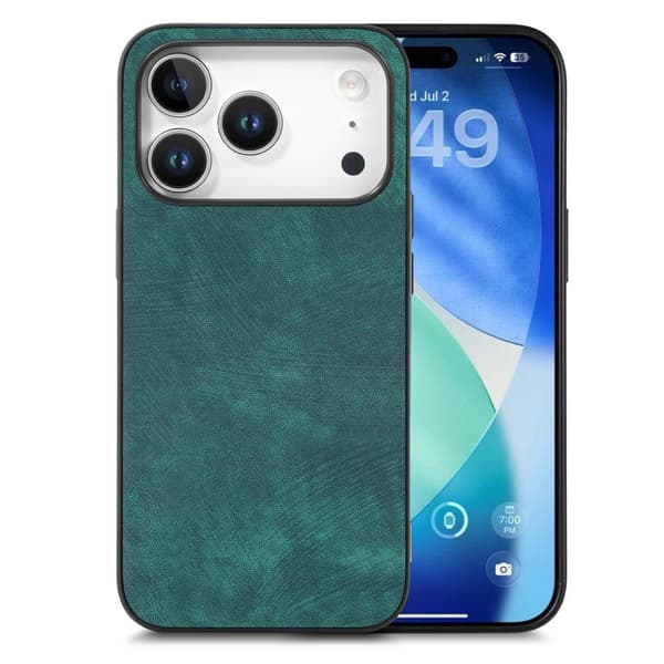 Case in PU-leather iPhone 18 Pro Max - Turquoise