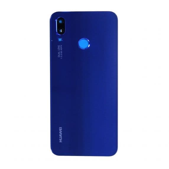 Huawei P20 Lite Baksida/Batterilucka med tejp - Blå Svart