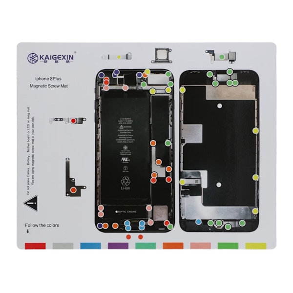 Magnetisk skruvmatta för iPhone 8 Plus