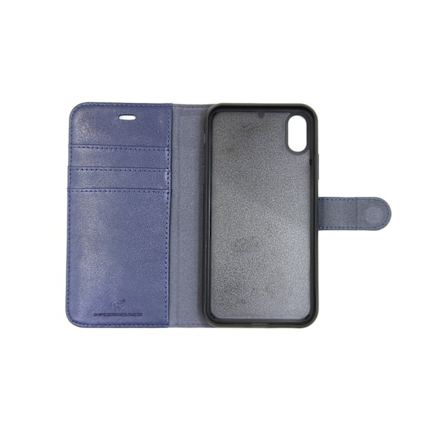 iPhone XR Plånboksfodral Magnet - Blå