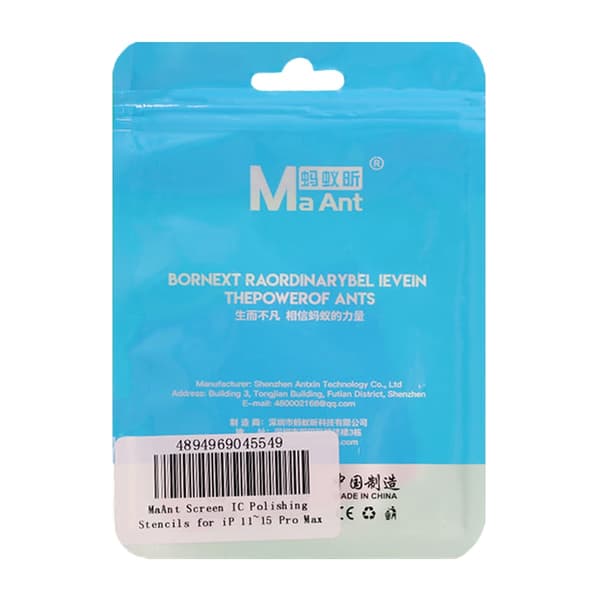 MaAnt Screen IC Polishing Stencils for iPhone 11-15 Pro Max