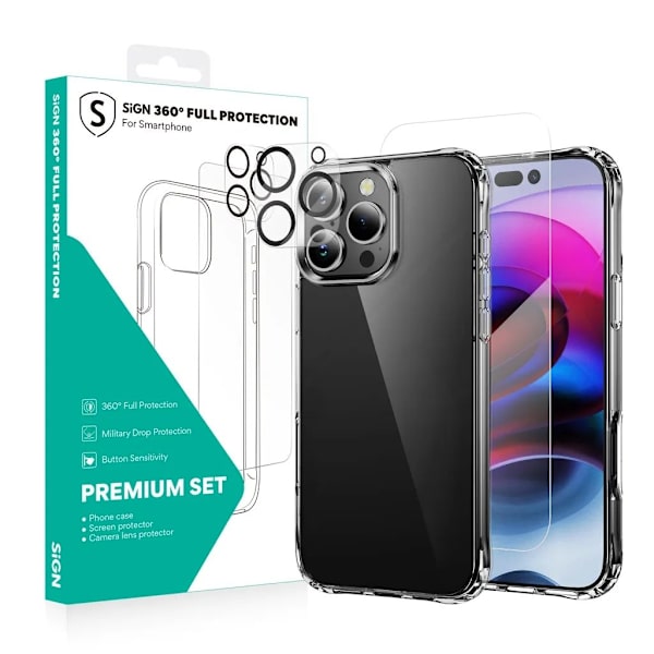 SiGN 360 Complete Protection Package for iPhone 16 Plus