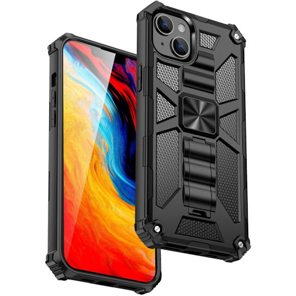 iPhone 14 Plus Case with Kickstand - Black