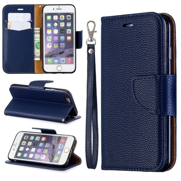 iPhone 6/6s Wallet Cover with Card slots - Dark blue