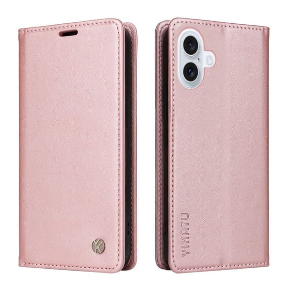 YIKATU iPhone 17 Wallet cover - Rose Gold
