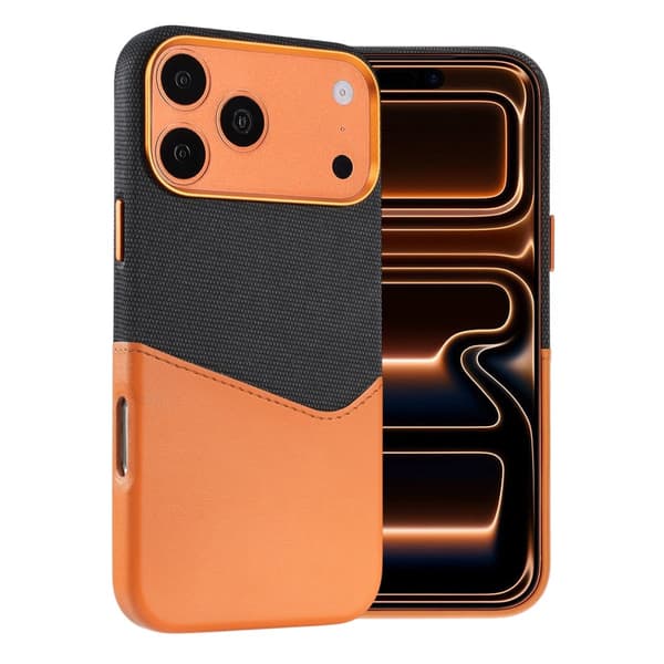 Magnetiskt Mobilskal med Läder Korthållare till iPhone 17 Pro Max och 18 Pro Max - Brun