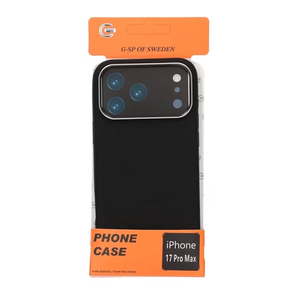 Mobilskal Silikon med Magsafe för iPhone 17 Pro Max - Svart