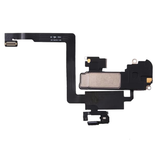Original iPhone 11 Pro Max Samtalshögtalare + Flexkabel för Mikrofon & Sensor Svart