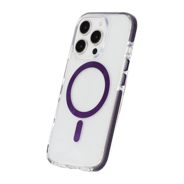 iPhone 16 Pro Mobile Case Magnet Double Protection - Purple