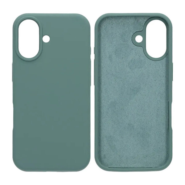 Soft Silicone Mobile Case for iPhone 17 - Green