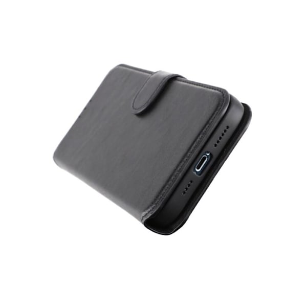 iPhone 12 Pro Max Plånboksfodral Magnet Rvelon - Svart