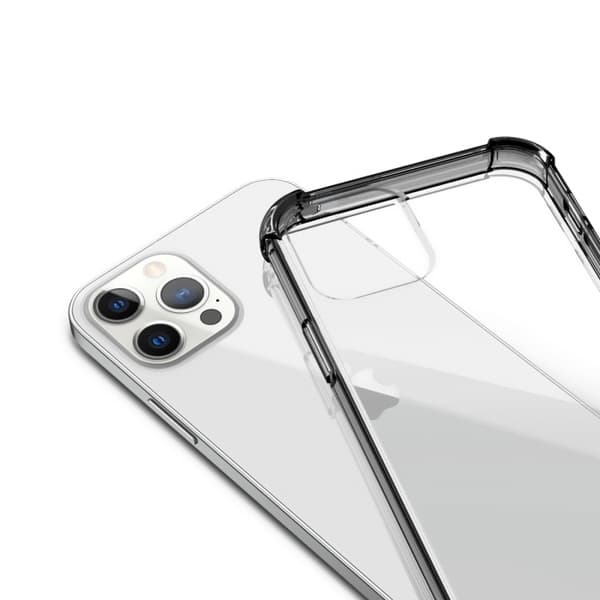 Shockproof Skal för iPhone 12/12 Pro Hög kvalité - Svart Svart