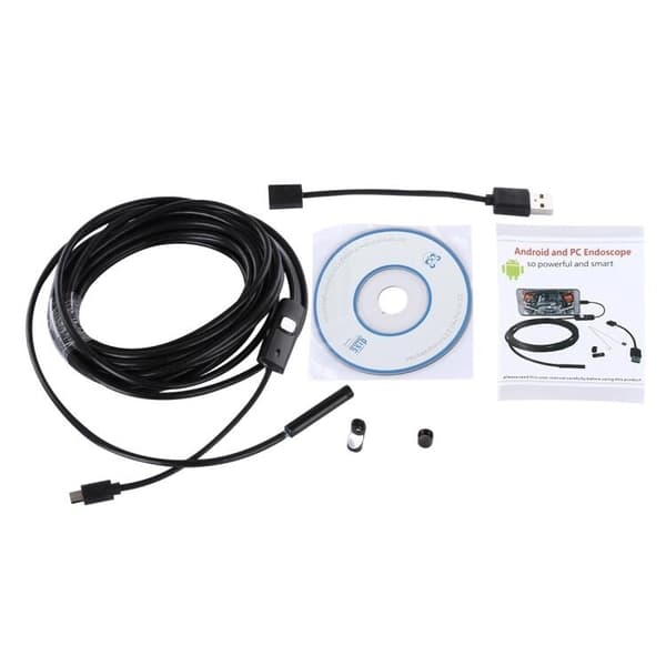 SiGN Vattentålig Inspektionskamera 5m Micro-USB för PC & Android - Svart