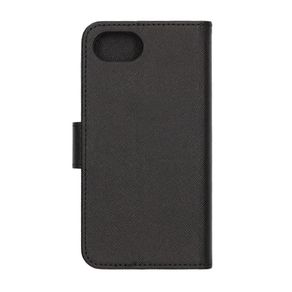 Flip Stand Leather Wallet Case For iPhone 16e- Black