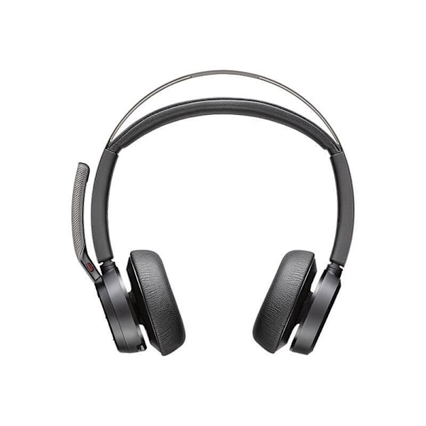 Original Poly Voyager Focus 2 UC MS USB-A On-ear Headset - Svart