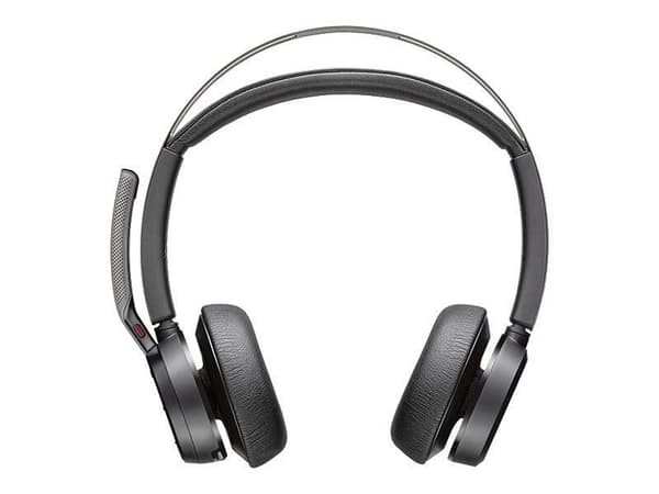 Original Poly Voyager Focus 2 UC MS USB-A On-ear Headset - Svart Svart
