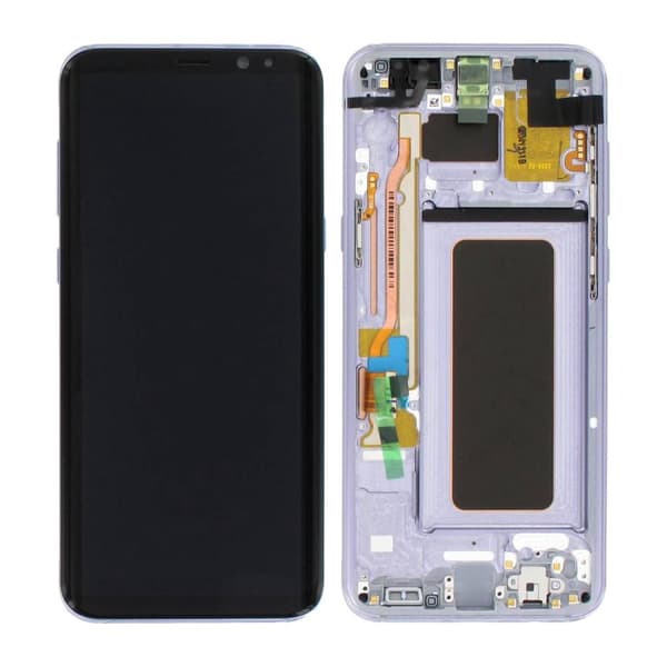 Samsung Galaxy S8 Plus LCD Screen with Frame Orchid Gray