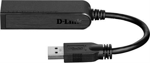 D-Link USB 3.0 Nätverksadapter - Svart Svart