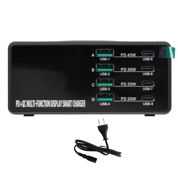 WLX-X9D Multifunction Chargers High Power 100W 8-Ports wireless charger