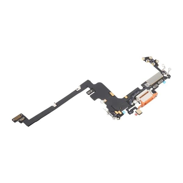 Charging Connector with Flex Cable for iPhone 17 Pro - Orange
