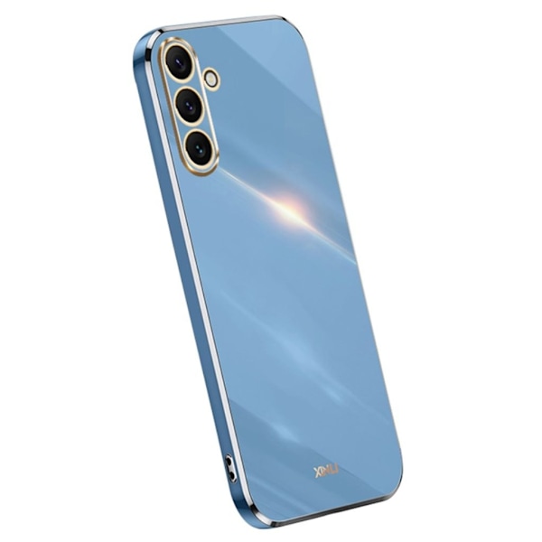XINLI Samsung Galaxy A16 Case with gold frame - Blue
