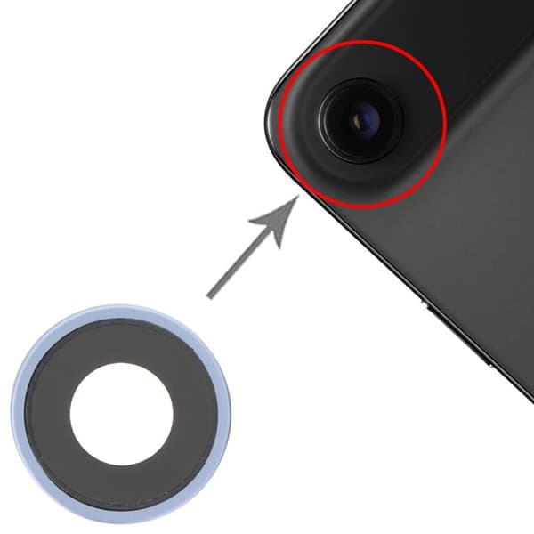 Camera Lenses with Frame for iPhone Air - Blue