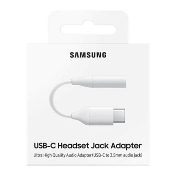Original Samsung Hörlursadapter USB-C till 3.5 mm - Vit