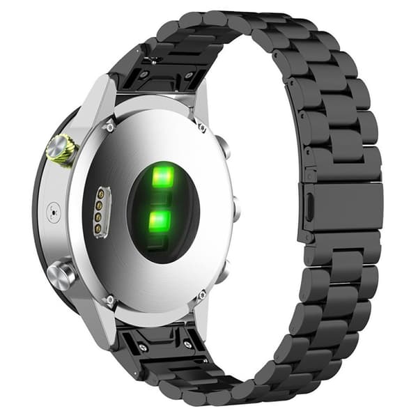 Garmin Fenix 8/7S/6S/5S/Descent Mk3 etc. Watch Band Titanium – Black