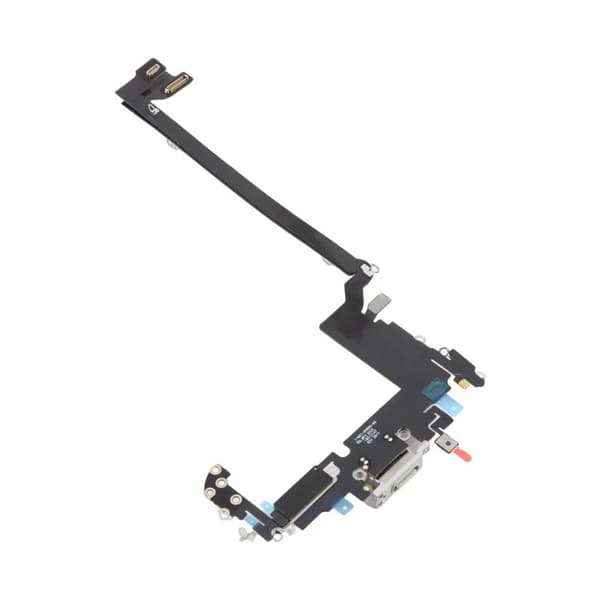 Charging Connector with Flex Cable for iPhone 17 Pro Max - Silver